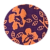 batik violet orange